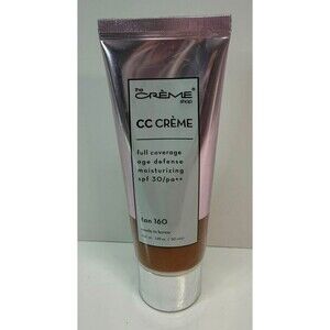 The Crème Shop CC Crème Full Coverage Tan 160  Age Defense SPF 30 1.69oz Korean